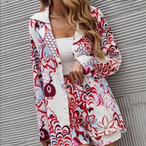 Típico blazer and short set